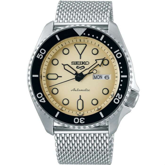 Seiko 精工錶 5 Sports 4R36-07G0Y(SRPD67K1) 運動時尚潮流機械腕錶/黃 42.5mm