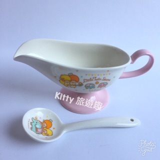 [Kitty 旅遊趣] 陶瓷醬料壺 Kikilala 雙子星 陶瓷餐具