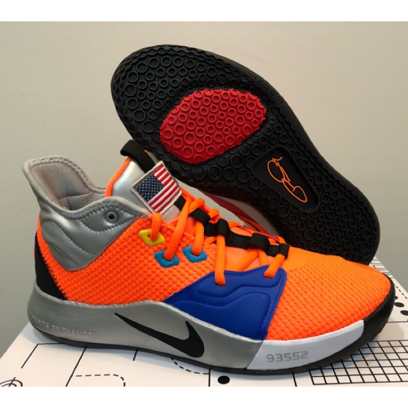 NIKE PG 3 NASA US9 台灣公司貨 全新現貨