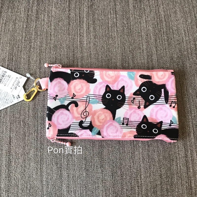 現貨❤️【日本帶回】特價🉐️ 貓咪 黑貓 手機包 手機觸控包 零錢包 手提包 手拿包 收納包 禮物