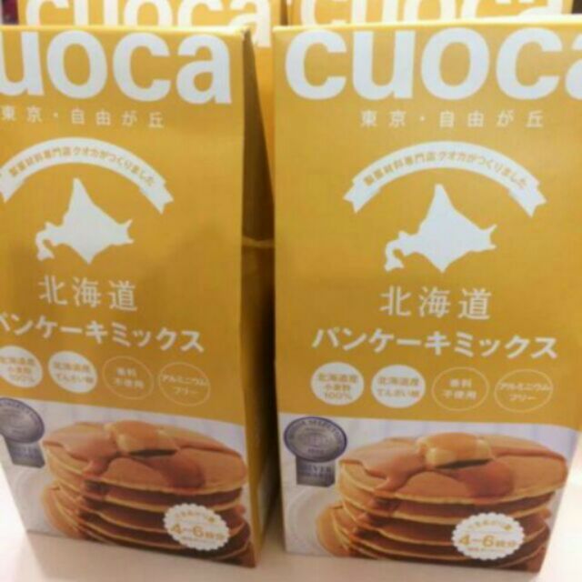 日本超人氣東京自由之丘 CUOCA北海道鬆餅粉200g 
 大量現貨到台