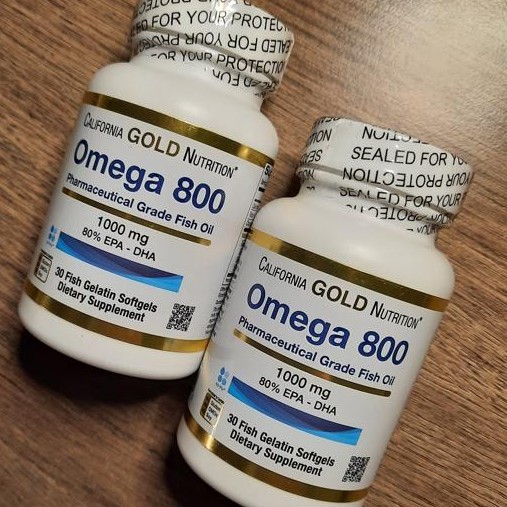 👍1日1粒！California Gold Nutrition Omega 800 深海魚油 EPA DHA rTG魚油
