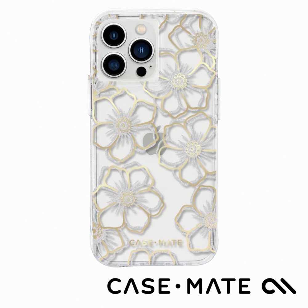 美國Case-Mate iPhone 14 Pro Max Floral Gems 鑽彩花漾環保抗菌防摔保護殼