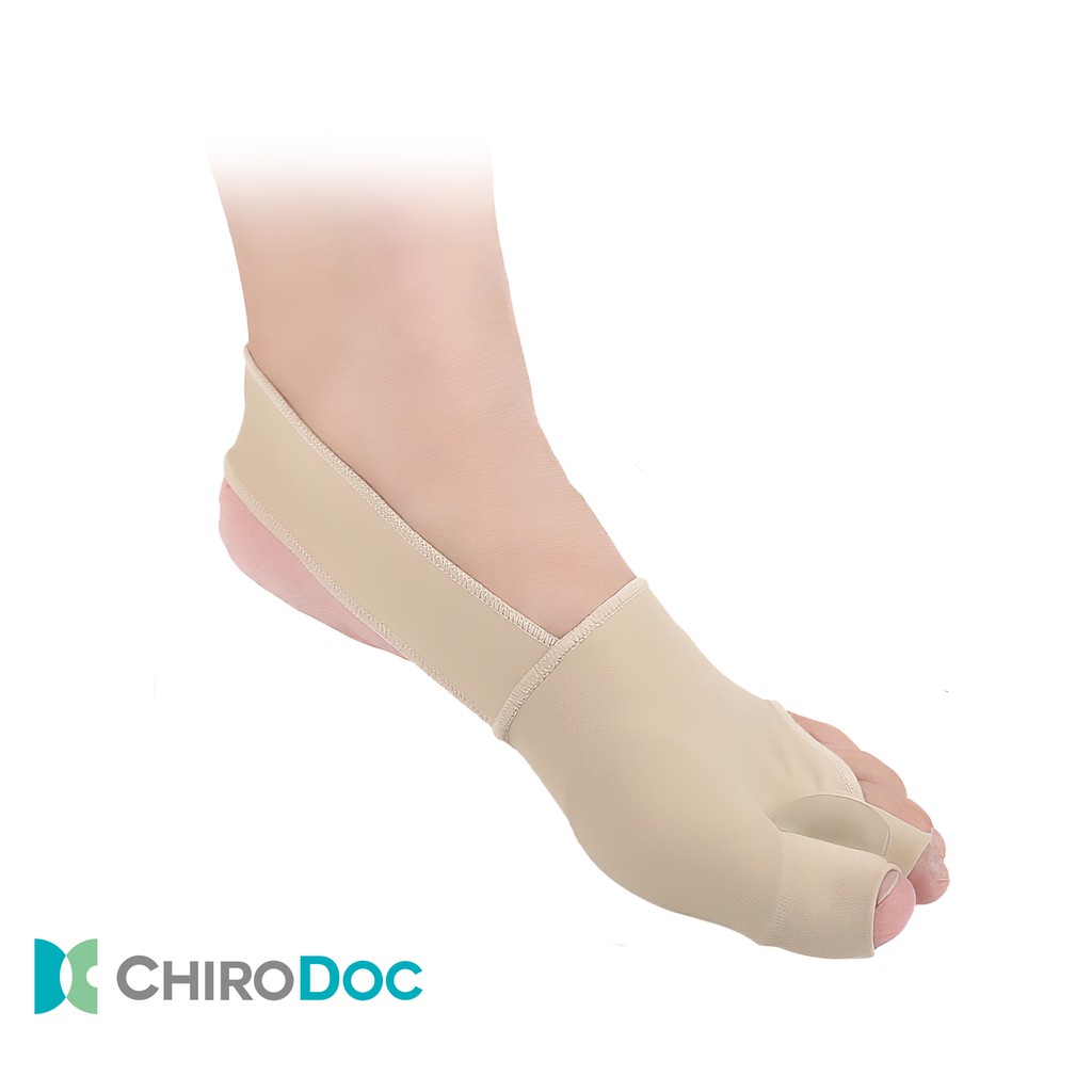 【新款】ChiroDoc拇指外翻專用彈性襪(腳跟固定加强款)-超薄透氣設計-拇指外翻襪-拇趾姆指姆趾套 腳趾外翻 分趾套