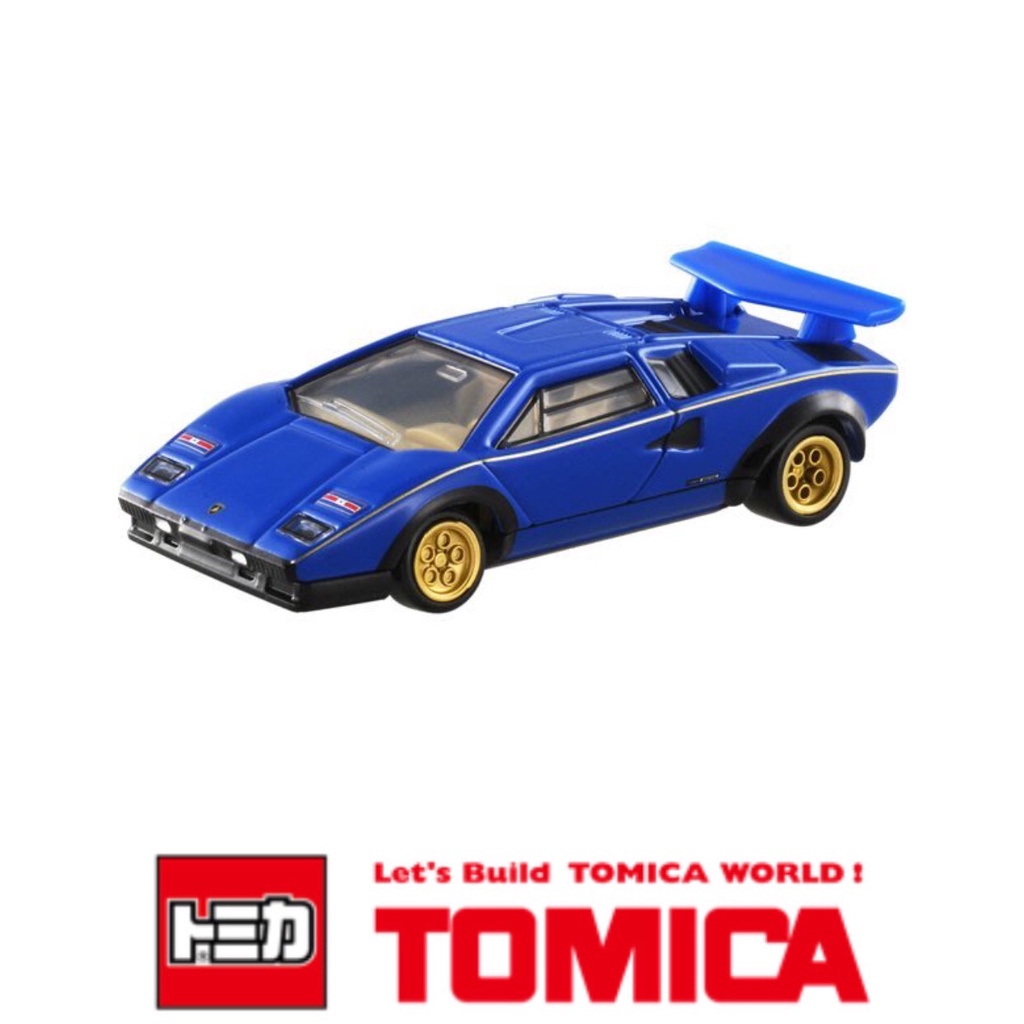 Tomica 黑盒 10 多美 小汽車 PREMIUM Lamborghini Countach LP500S 藍牛