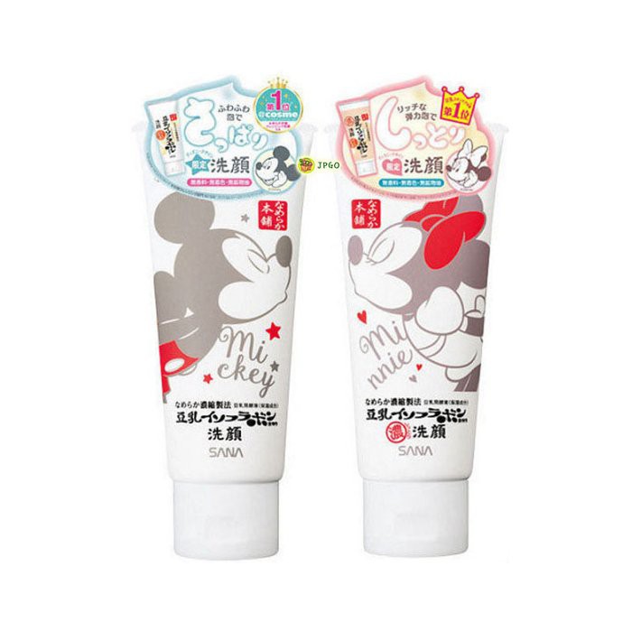 【JPGO】日本製 SANA 莎娜 豆乳美肌洗面乳 150g~迪士尼限定包裝