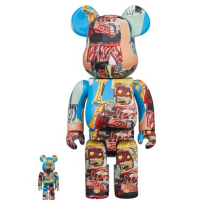 BE@RBRICK Jean-Michel Basquiat #6 巴斯奇亞 400% + 100% /私訊聊聊