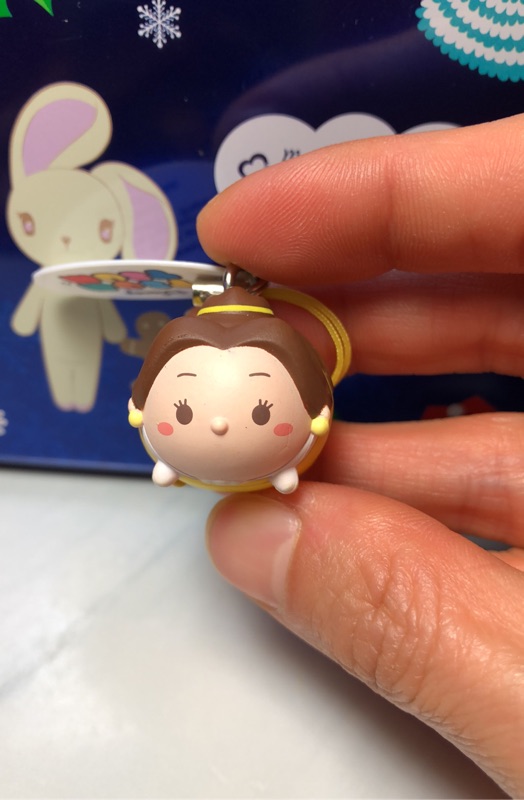 迪士尼tsum圓滾滾茲姆美女與野獸睜眼款貝兒吊飾資母公仔 蝦皮購物