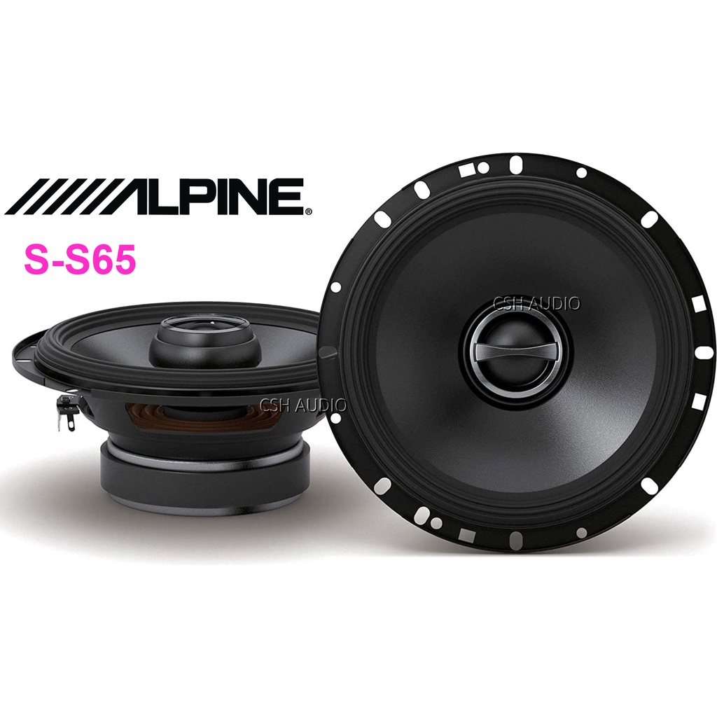ALPINE S-S65 6.5吋二音路同軸喇叭 六吋半 兩音路 全新正品