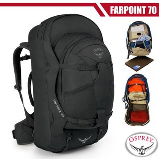 【美國 OSPREY】送海關鎖》Farpoint 70 多功能自助旅行背包(可拆卸子母包)輕量合金背板