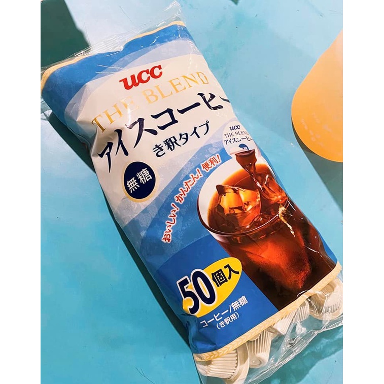 ucc咖啡的味道就是讚(●'◡'●)日本UCC限定冷泡黑咖啡無糖膠囊球18g*50入