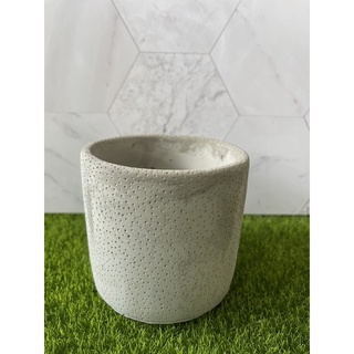 🪴綠植田園🪴簡約風圓形水泥盆器/植物盆器/花器