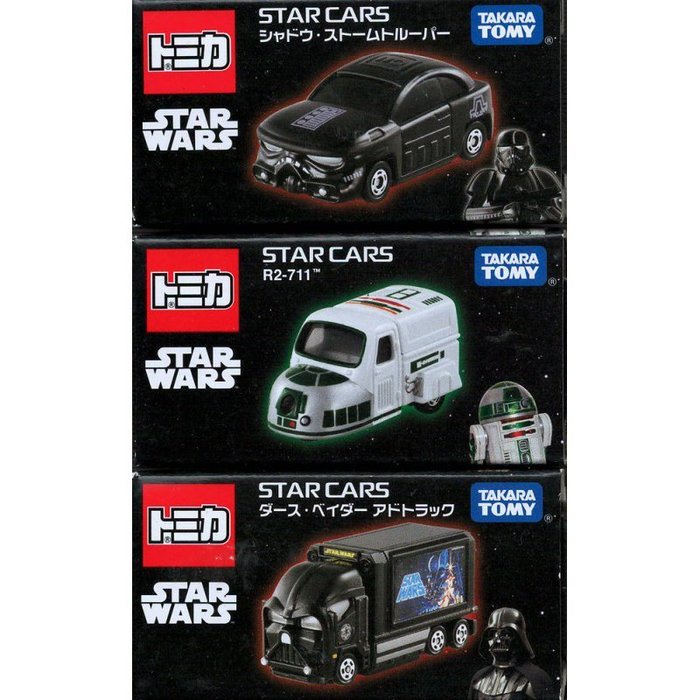 TOMICA STAR WARS 日本7-11超商限定星際大戰多美小汽車(3台一組不分售)