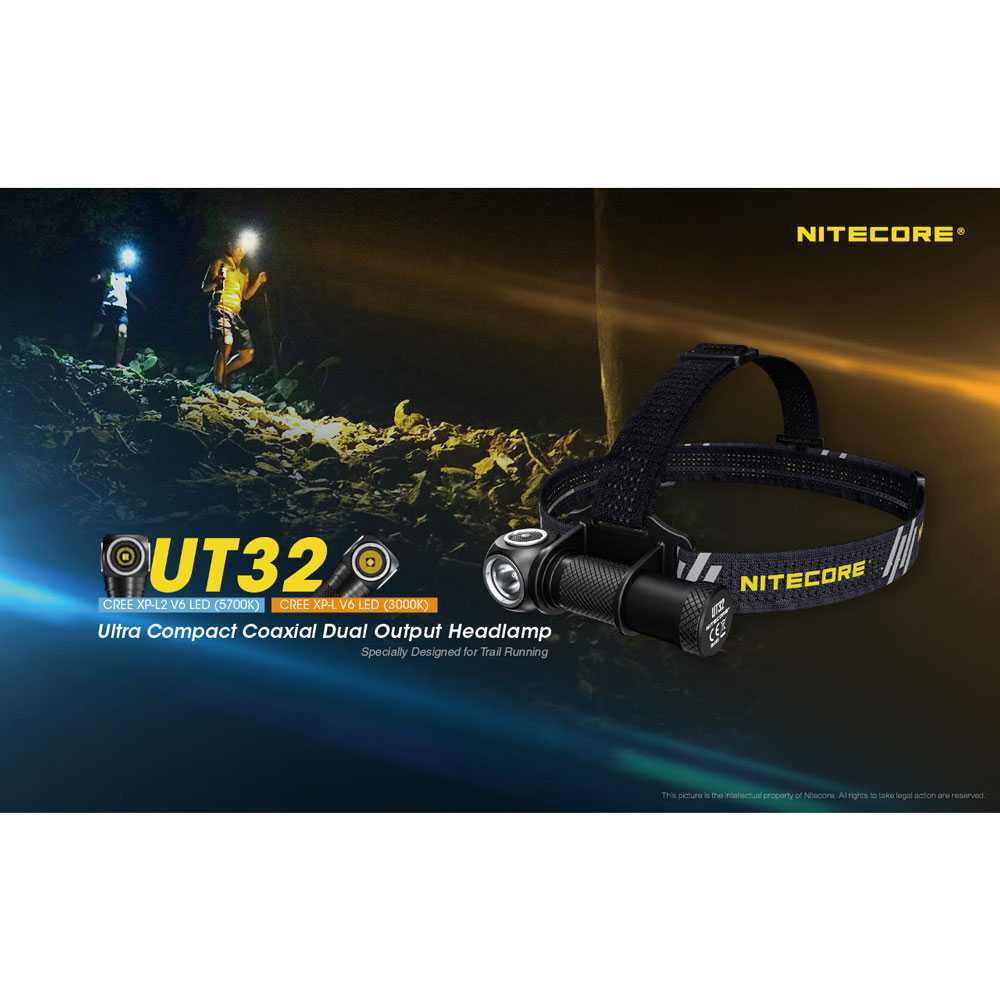 Nitecore UT32 頭燈 CREE XH-L2 V6 LED 頭燈 NITECORE 1100 流明