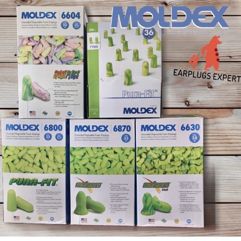 【耳塞專家】Moldex 6800 6870 7700 6604 6630 6620美國進口 超靜音防音耳塞海外批發販售