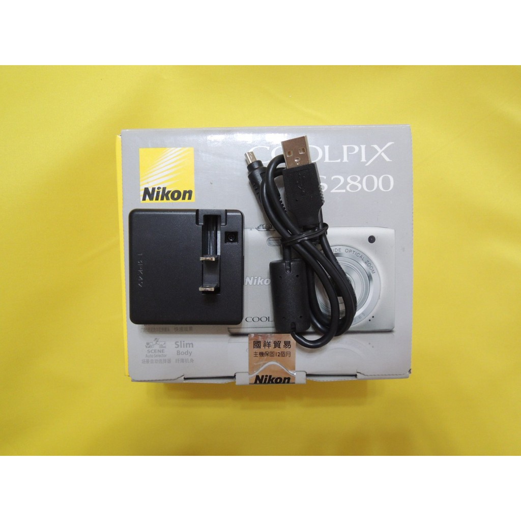 Nikon USB 傳輸線+變壓充電 適用/s2700/s2800/s2900/p310/p330// a100