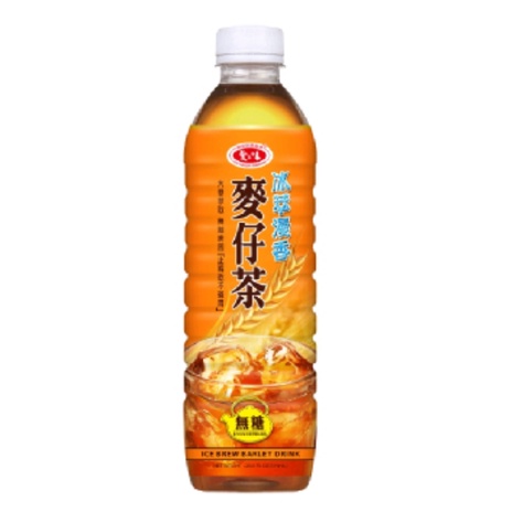 【愛之味】麥仔茶590ml--冰萃漫香，無糖