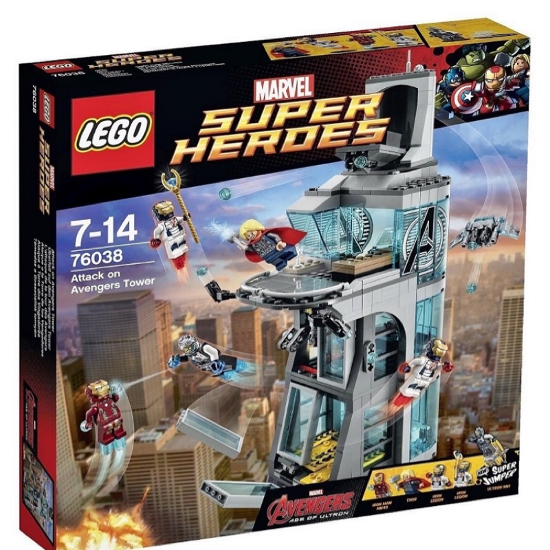【樂GO】樂高 LEGO 76038 史塔克大樓 復仇者聯盟 漫威 復仇者大樓 雷神 鋼鐵人 絕版品 樂高積木 正版