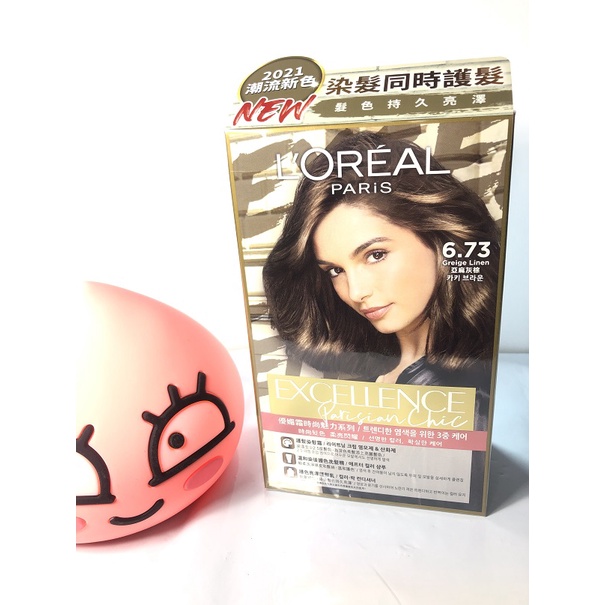 LOREAL PARIS巴黎萊雅 優媚霜時尚魅力系列 6.73 亞麻灰棕