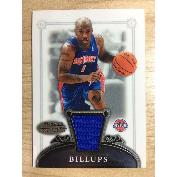 toops 2007 CHAUNCEY BILLUPS 球衣卡 nba 球員卡 活塞