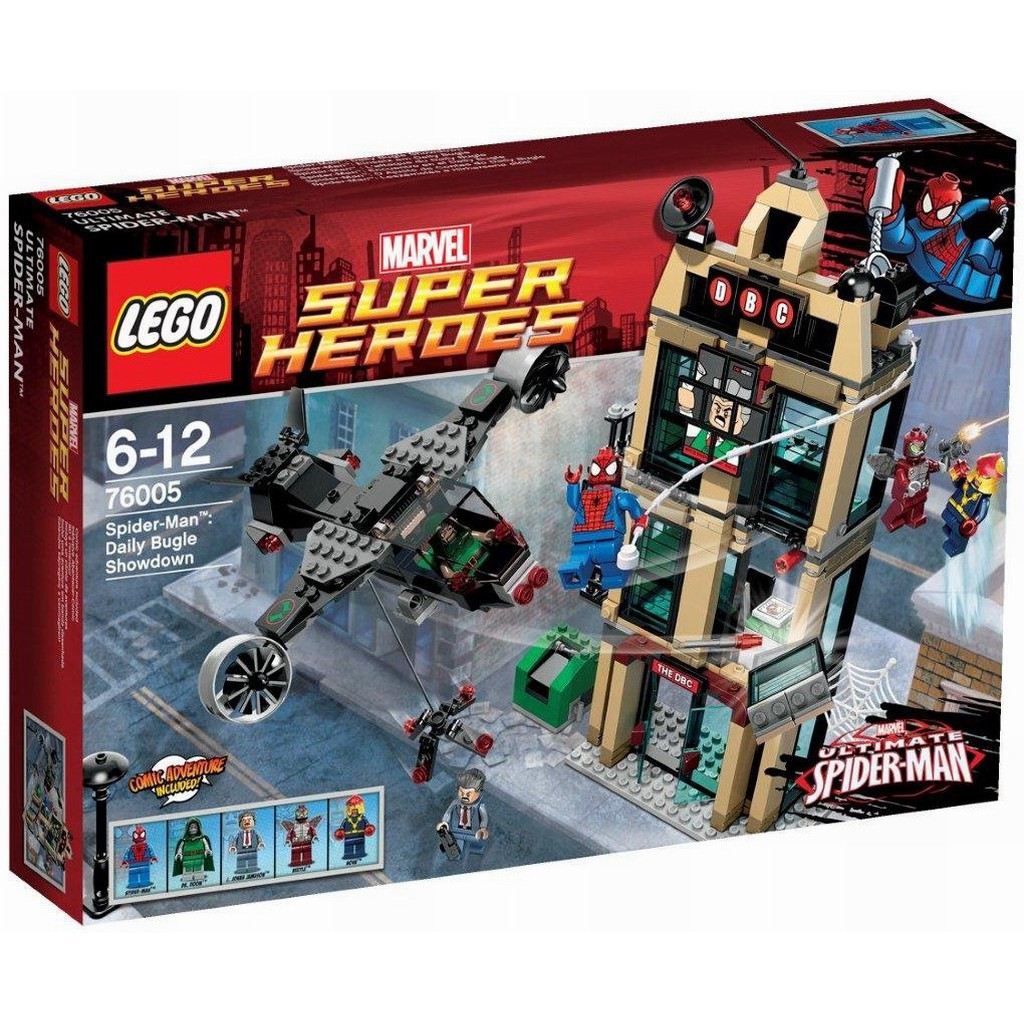[全新盒裝未拆-天天出貨] Lego 76005 樂高 Super Heros 超級英雄 蜘蛛人：號角日報的決鬥