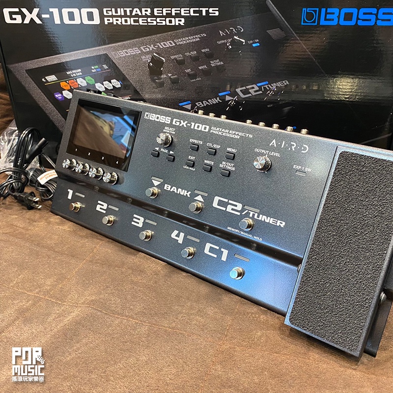 【搖滾玩家樂器】全新公司貨 贈原廠變壓器 免運 BOSS GX-100 綜合效果器 綜效 GX100 觸控螢幕 吉他貝斯