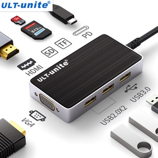 【台灣現貨 快速出貨】Typec USB多接口電腦筆電分線器HUB轉換器