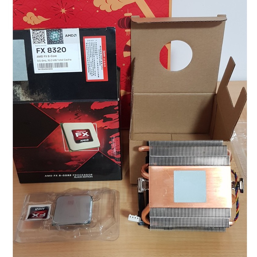 升級汰換amd Fx Am3 八核心含原廠全新風扇 汰換塔散cpu 蝦皮購物