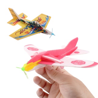 手拋飛機 ECHO 兒童DIY玩具 小製作小發明 手工材料泡沫diy拼裝飛機模型兒童玩具 兒童分享禮物玩具TY201