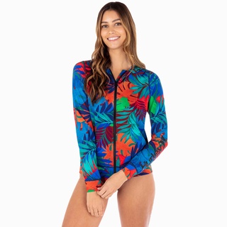 HURLEY｜女 MYSTIC ZIP HOODIE RASHGUARD 拉鍊防磨衣