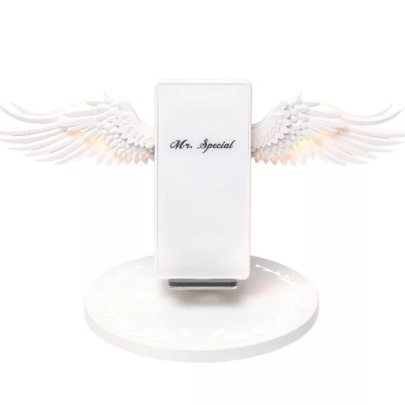 天使之翼 無線充電器 娃娃機夾出 外盒不美觀 拆檢功能正常
