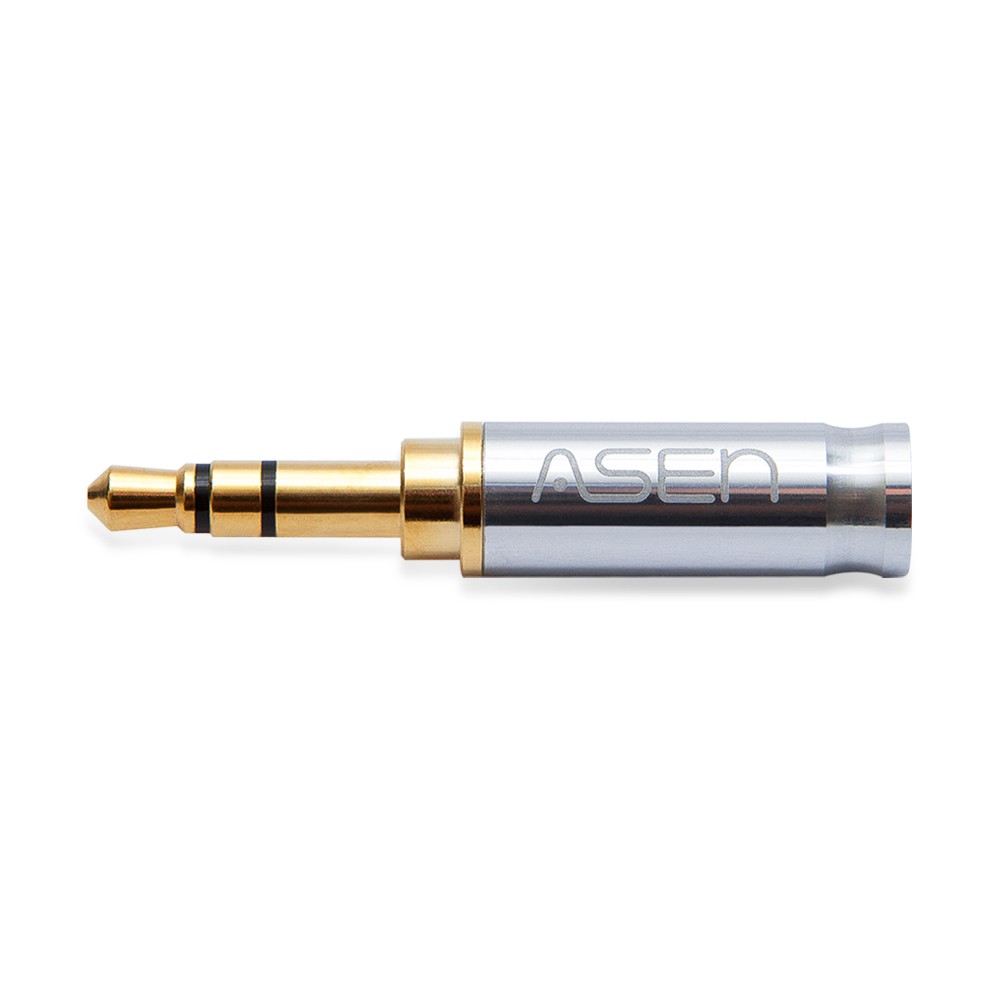 【公司貨】ASEN裝配式3.5mm 立體聲音源插頭(凸階型) AL35M