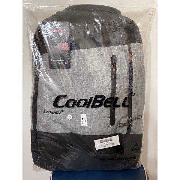 【CoolBell】手提後背兩用平板筆電包(15.6吋)_日式清水灰