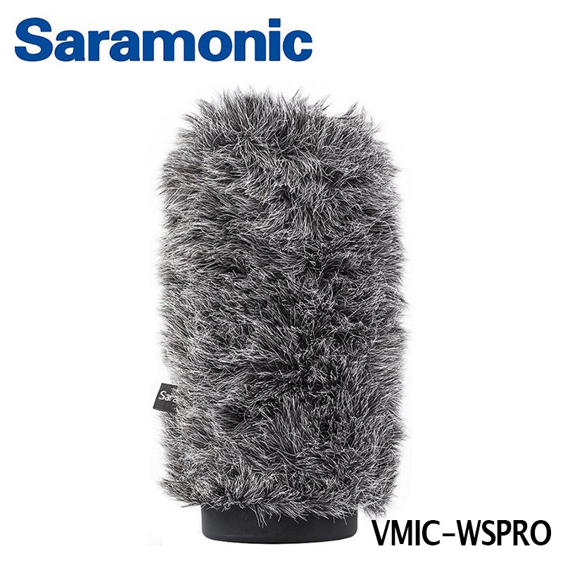 ◎相機專家◎ Saramonic 麥克風戶外防風毛套 VMIC-WSPRO 防風套 兔毛 適用VmicPro 勝興公司貨