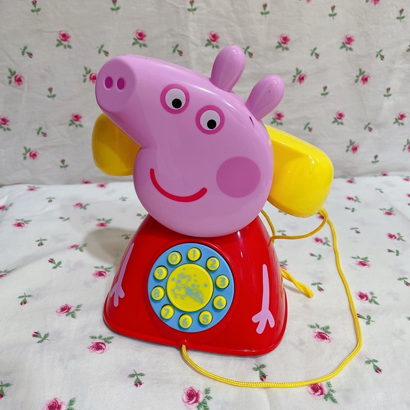 佩佩豬電話家家酒玩具 粉紅豬小妹 小豬佩奇