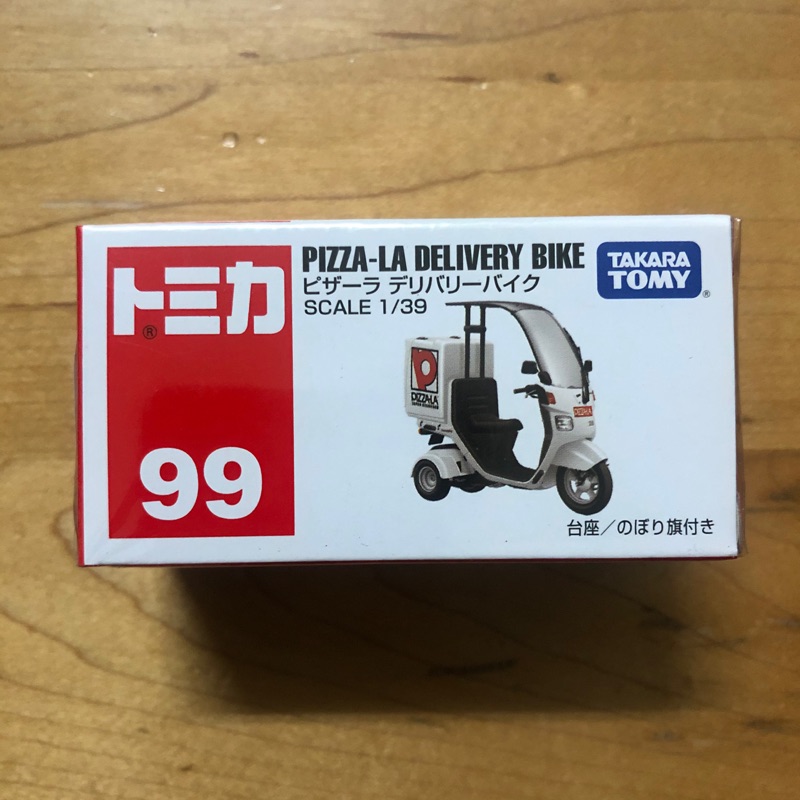 多美 tomica 99號 小車 pizza-la delivery bick