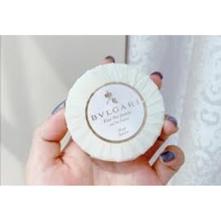 BVLGARI 寶格麗 香皂 白茶50G 附收納盒大推超香