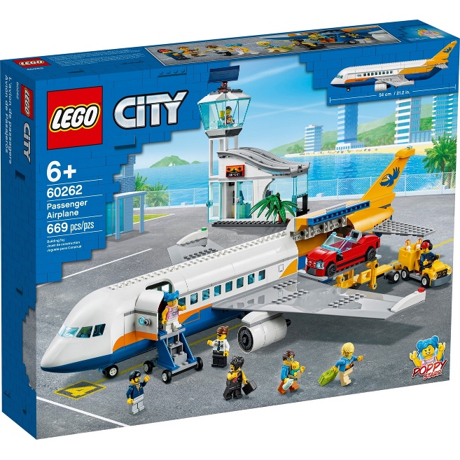 可郵寄 LEGO 樂高 60262 全新品未拆 城市系列 Passenger Airplane 客機