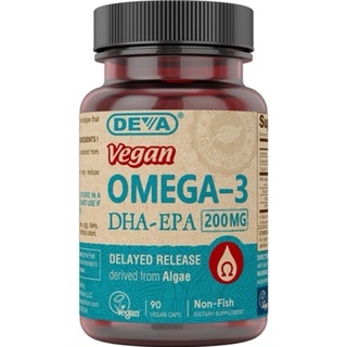 🇺🇸美國 Deva omega-3 DHA/EPA素食魚油 90粒膠囊💊