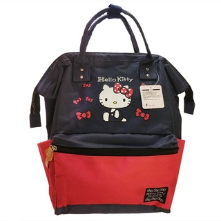 可愛的 Hello Kitty 背包廣口書包兒童書包女孩學校背包兒童卡通動漫書包背包