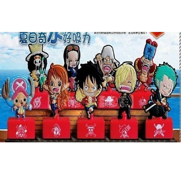 全家 航海王 夏日奇冰 吸力冰盒 單售-魯夫 喬巴 布魯克 香吉士 羅賓 索龍 騙人布 佛朗基