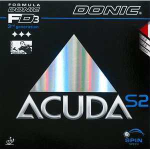 &lt;桌球院  class&gt; DONIC ACUDA S2 / S1 平面膠皮