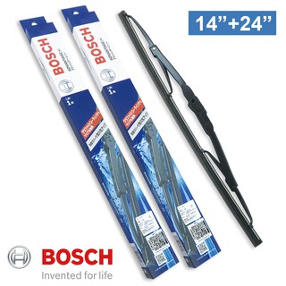 BOSCH 博世 日本海外版超滑順石墨雨刷14+24吋 現貨 廠商直送