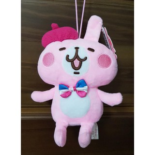 正版商品檢驗標識 6吋卡娜赫拉的小動物Kanahei 造型 帥氣雷帽款娃娃 吊繩粉紅兔兔玩偶 生日禮物 抱抱 安撫