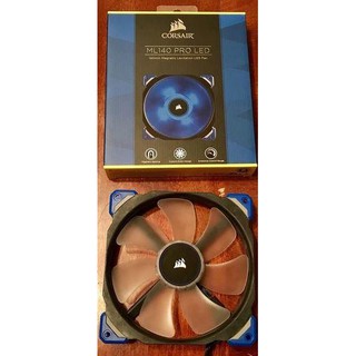 2手 Corsair 海盜船 ML140 PRO 磁力懸浮PWM風扇 紅光/無燈光[平輸品]