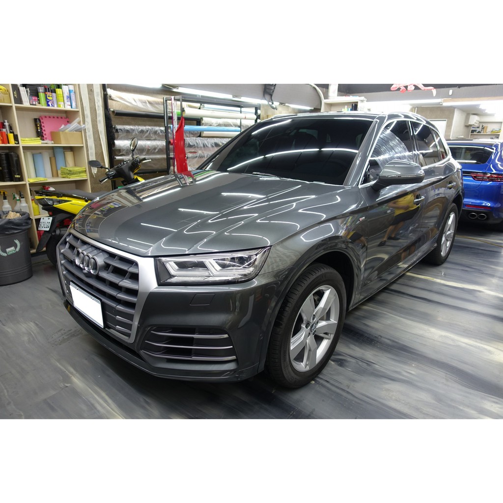 奧迪 AUDI Q5車燈犀牛皮 Q5熏黑車燈  Q5尾燈燻黑 Q5車頭犀牛皮 Q5全車改色 Q58P