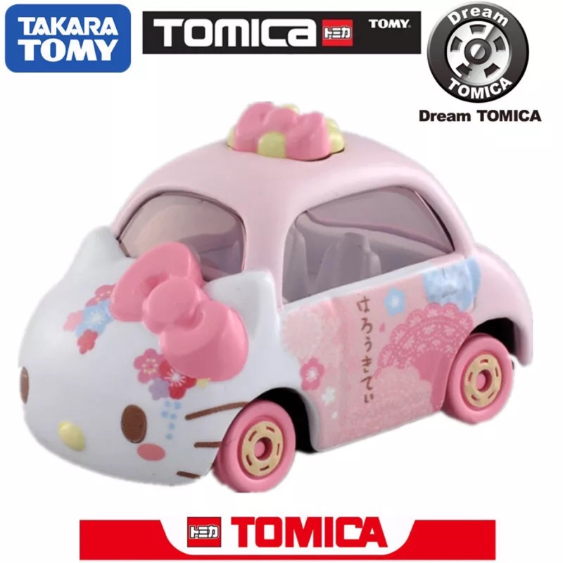 TOMICA系列小車 鋁合金車子 限量版kitty粉紅車  卡通版TOMICA多美系列  KITTY版小汽車