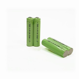 4號AAA鎳氫(Ni-MH)充電電池600mAh 1.2V (1組2入)