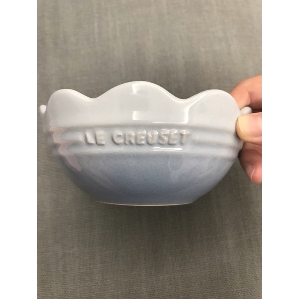 LC 🍒 蕾絲花型碗（海岸藍）14cm 碗盤 Le creuset 鍋具 餐廚用品系列