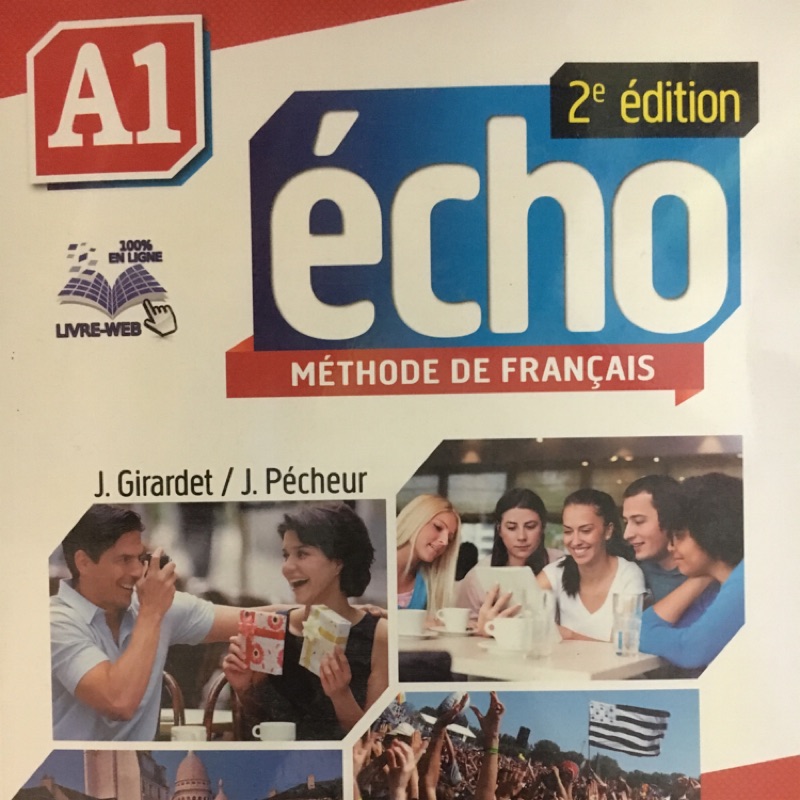 法文echo écho A1, méthode de français 2ed (+DVD-ROM)